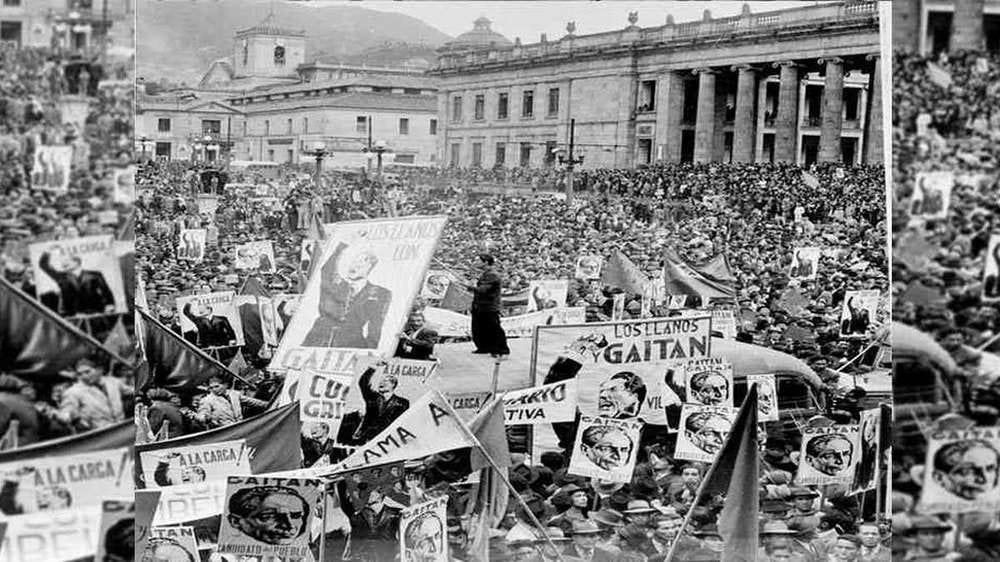 El Bogotazo, Plaza de Bolivar, Bogota, 1948