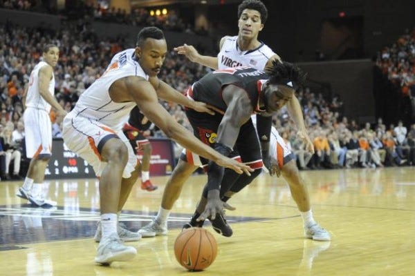 virginia cavaliers beats louisville cardinals 2015 images