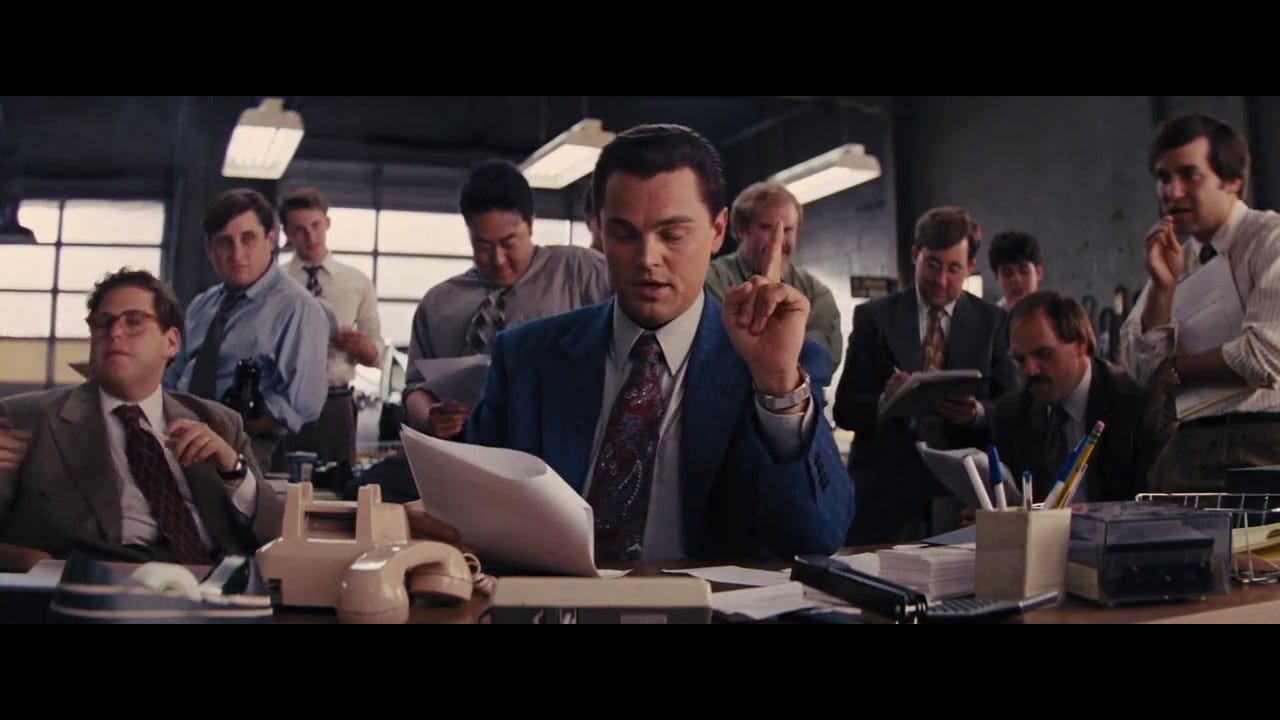 Best Sales pitch -The Wolf of wall street - YouTube