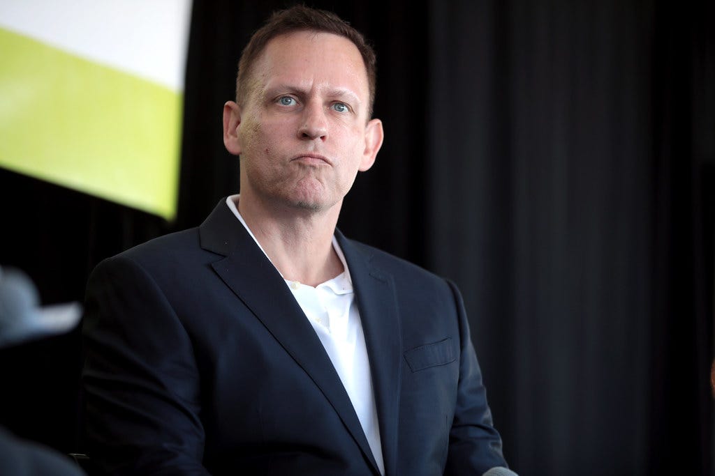 Peter Thiel | Peter Thiel speaking with attendees at the 202… | Flickr