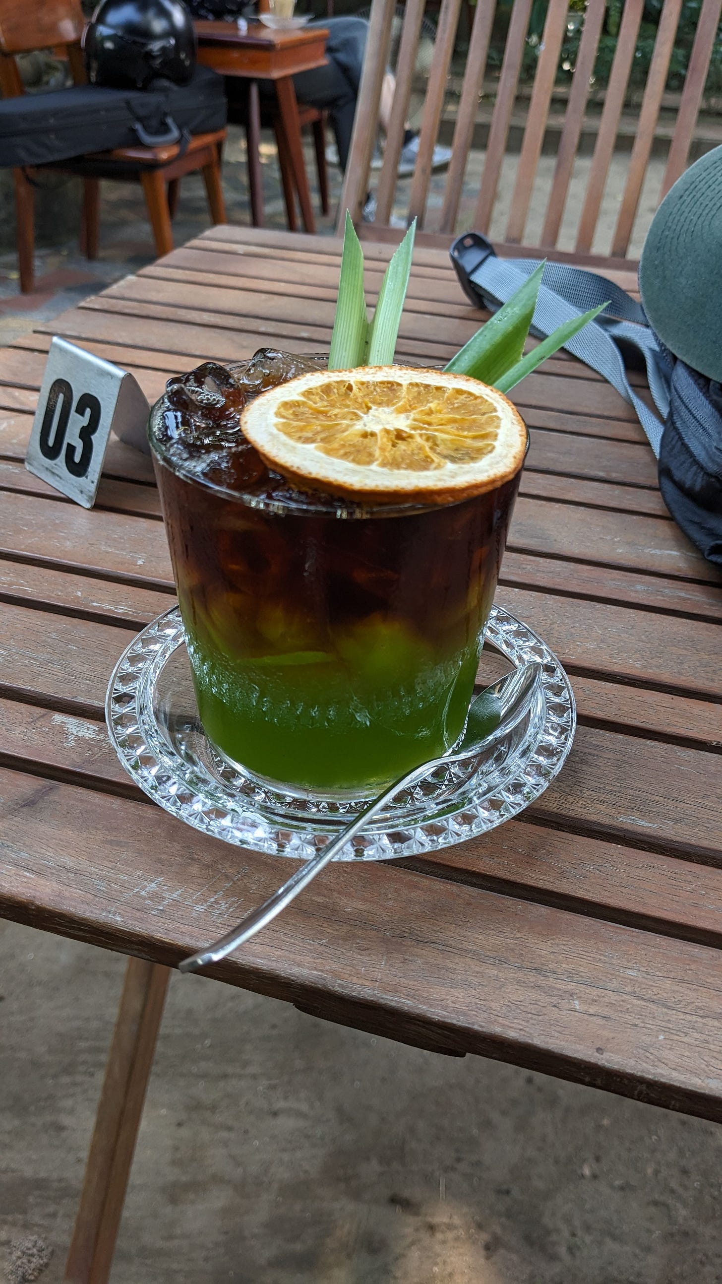 green and brown coffee