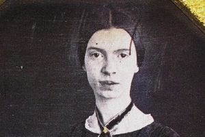 Emily Dickinson photograph yellow corner