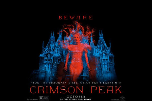 crimson peak movie poster 2015