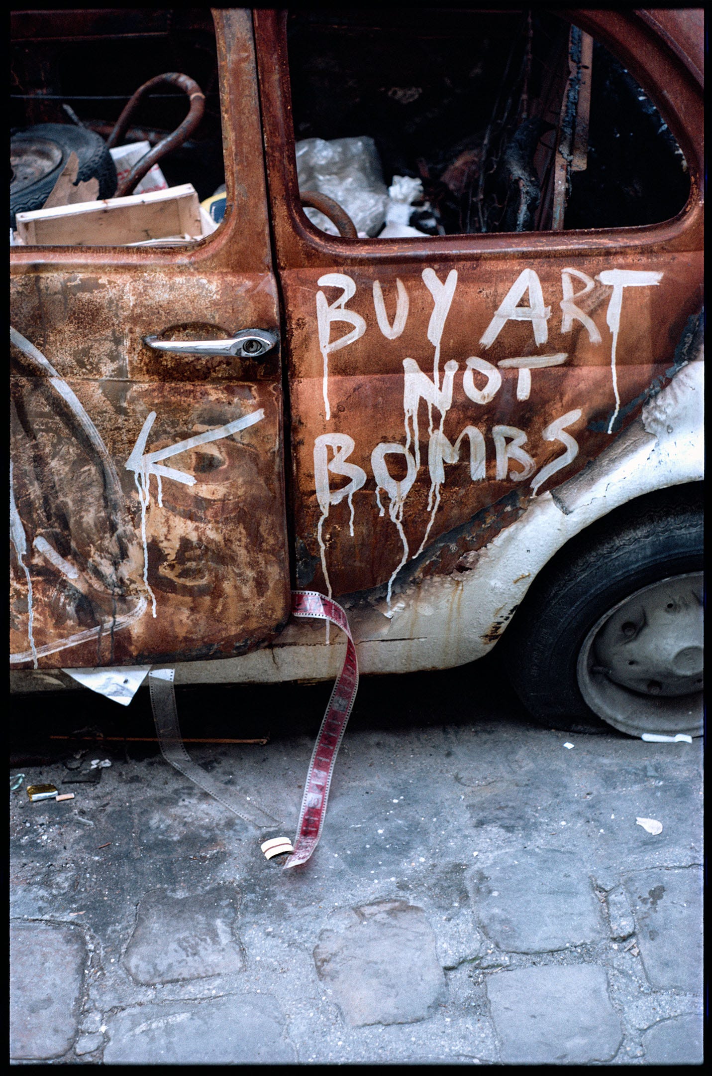 art not bombs, 1985