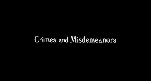 Crimes and Misdemeanors Blu-ray - Woody Allen