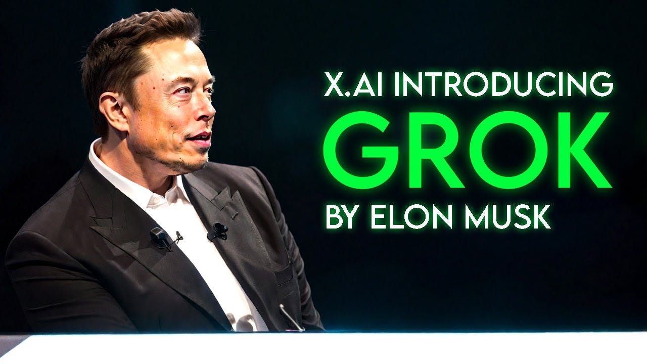 Elon Musk and X.AI Introducing GROK - The Chatbot That Thinks Like Elon Musk!  - YouTube