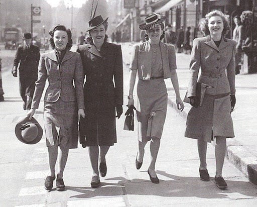 BEAUTY IDEAL OVER THE DECADES part 9 : THE 40's - IDEALIST STYLE