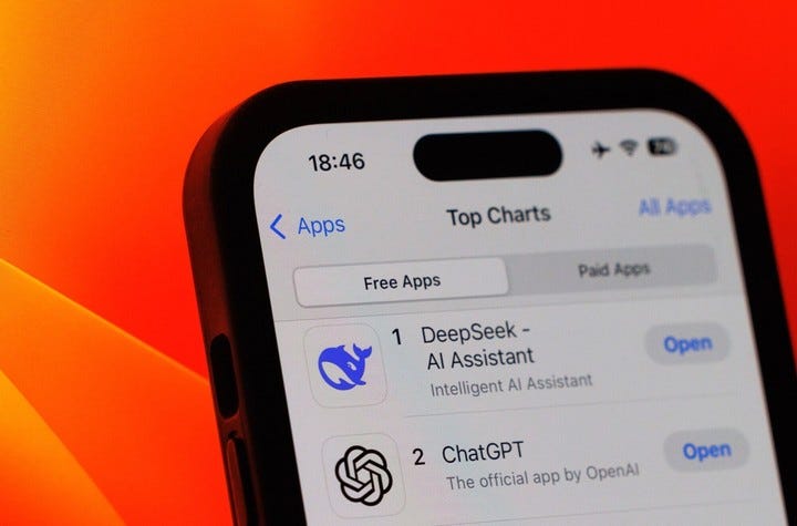DeepSeek, la app más descargada en su semana de lanzamiento. Foto: Bloomberg