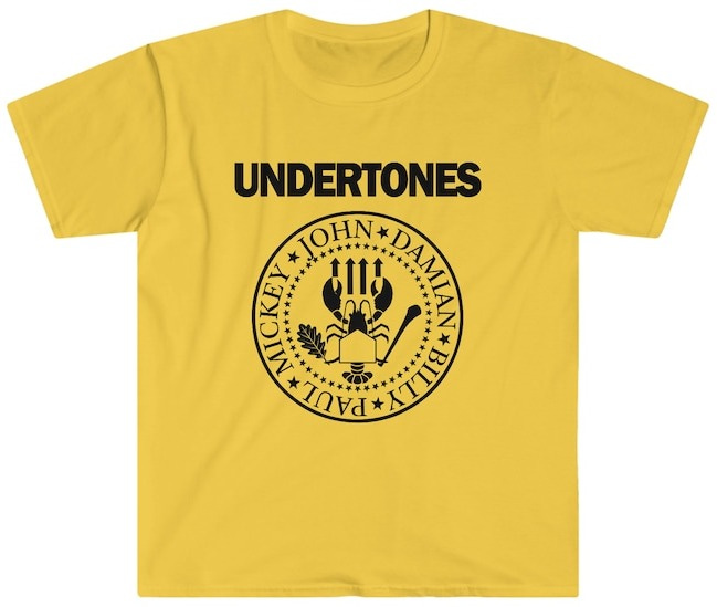 Undertones Crest T-shirt. Teenage Kicks. Derry Bands. Derry Music. Punk Tees. image 1