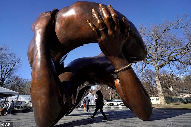 Cousin of MLK Jr's wife Coretta Scott King blasts divisive new $10m Boston  sculpture honoring icon | Daily Mail Online