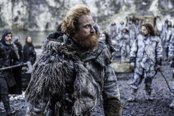 tormund killing lord of bones for jon snow game of thrones 2015v