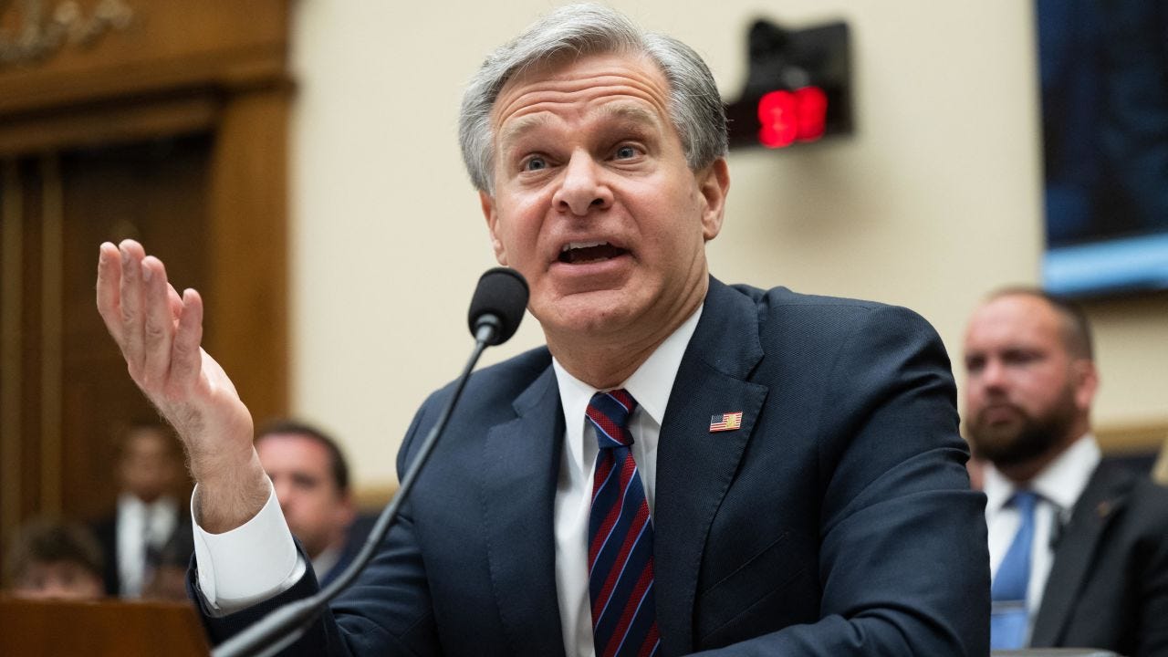 Rep. Gaetz confronts FBI director during congressional hearing. Hear his  response