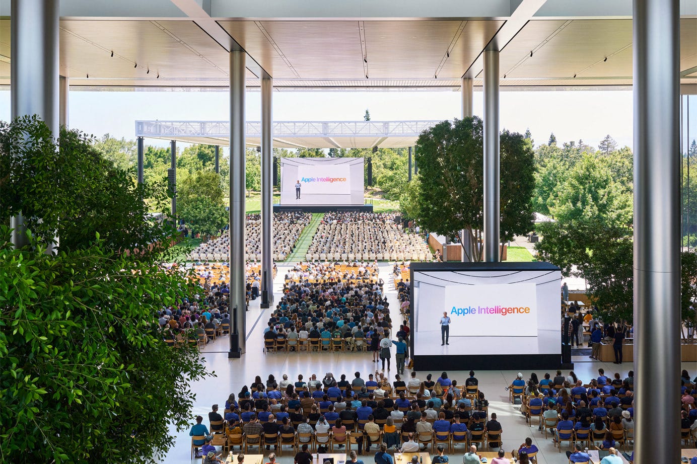 evelopers from all over the world traveled to Apple Park for WWDC24.