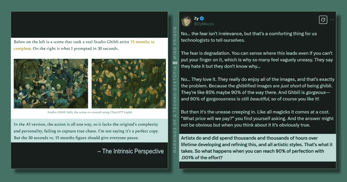 AI effortlessly creates Art that took others years to learn