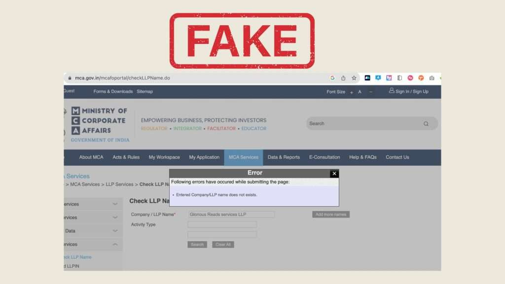 Bookknocks Scam - Fake Company
