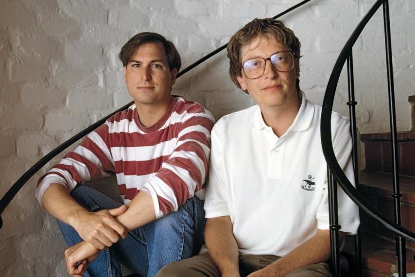 De l'histoire d'Apple : Steve Jobs et Bill Gates en couverture de Fortune -  Jablíčkář.cz