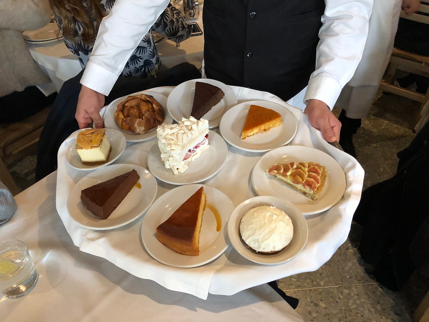 Contramar's dessert tray