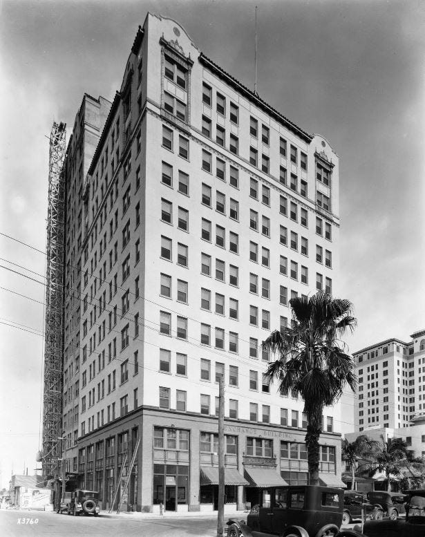 Exchange Building on April 15, 1926