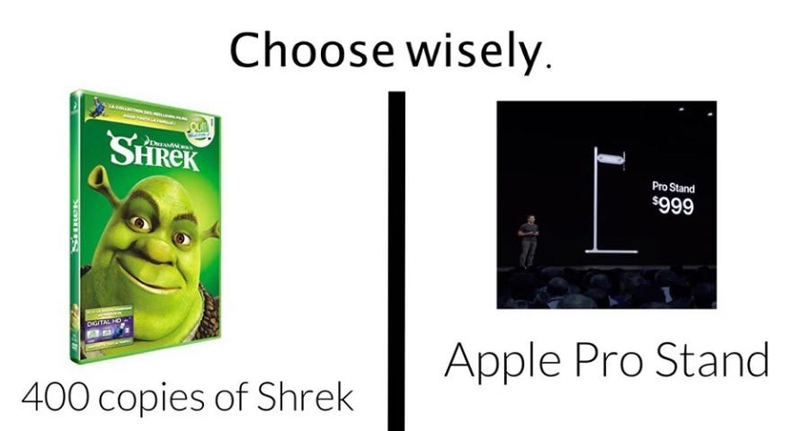 Choose Wisely Apple Pro Stand Memes - StayHipp