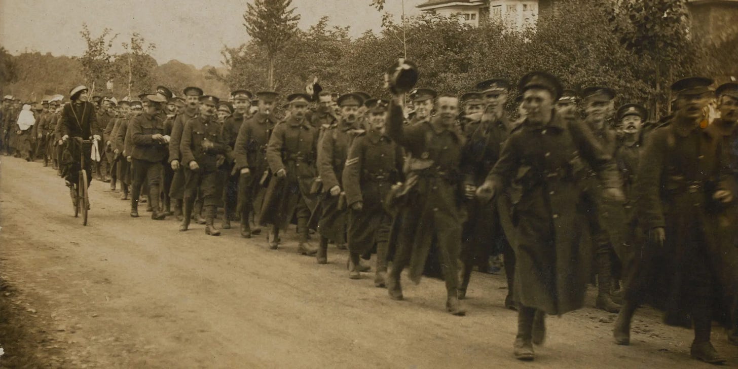 'Off to the Front', 1914
