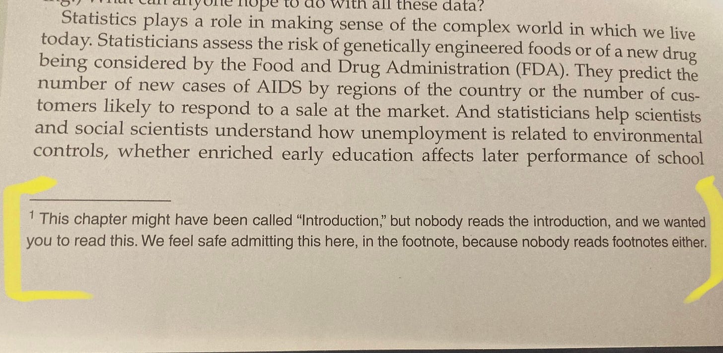 Self-aware Stats Textbook : r/funny