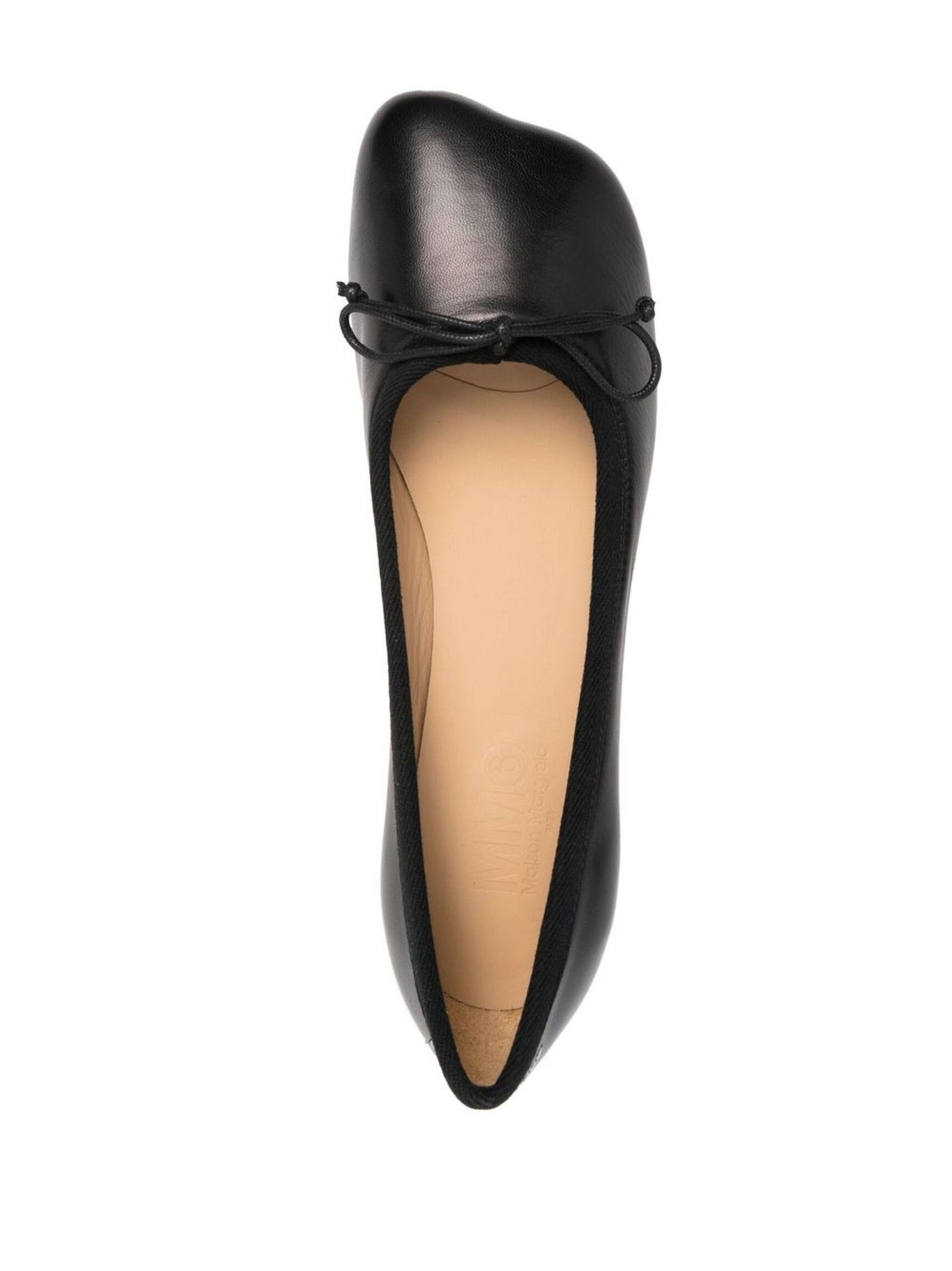 MM6 Maison Margiela Anatomic leather ballerina shoes