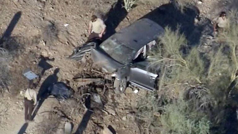 One person was killed when an SUV left the roadway at South Mountain Preserve in Phoenix.