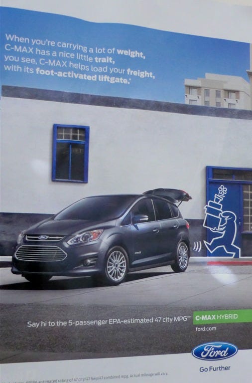 2013 ad for Ford C-MAX