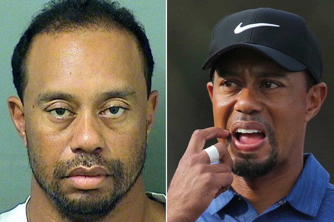 tiger woods dui not alcohol related 2017 images