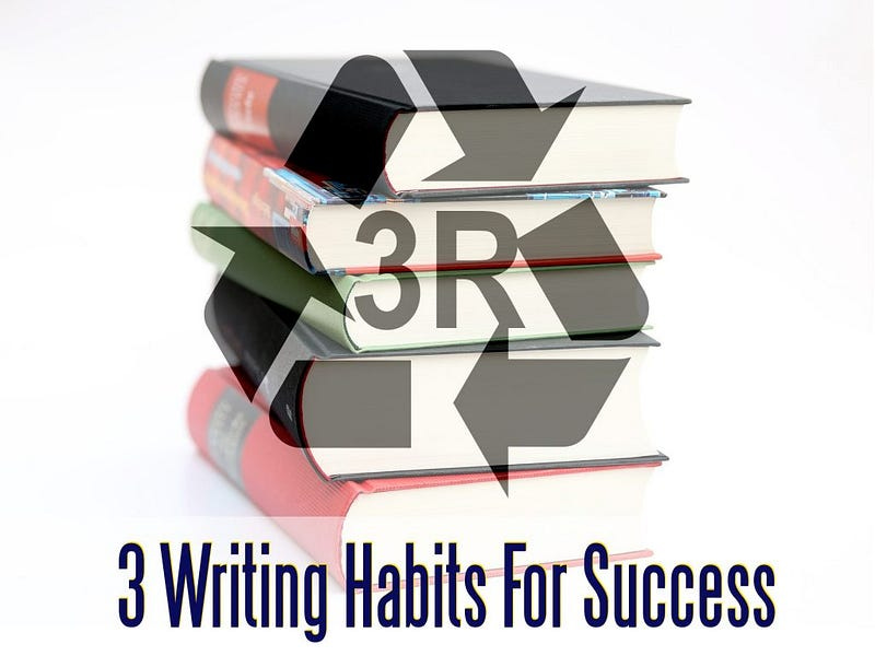 3 Habits for Writing Success - Writing, Reading, Promotion