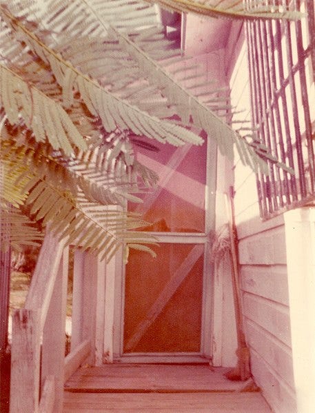 File:Belize City 1975 - Barracks Road House - Back Door 01.jpg