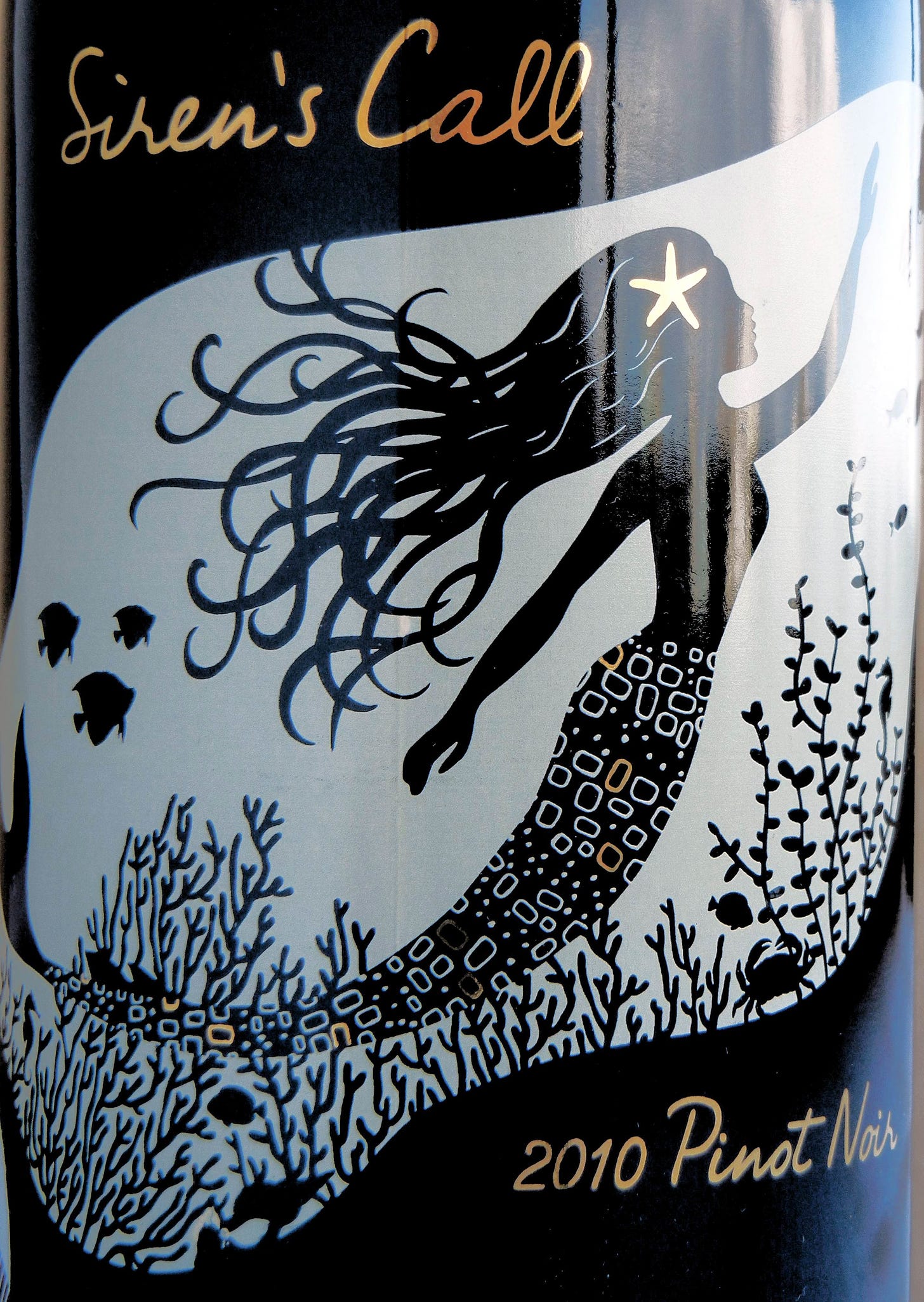 Siren's Call Pinot Noir 2010 Label - BC Pinot Noir Tasting Review 20 