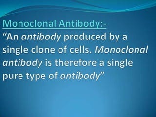 MONOCLONAL ANTIBODIES