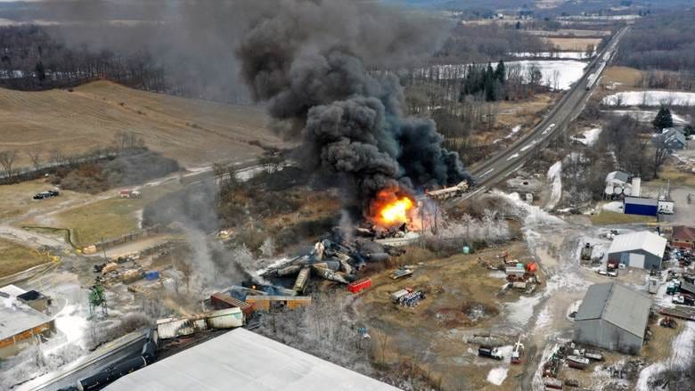 Train Derailment in East Palestine, Ohio: What We Know - The New York Times