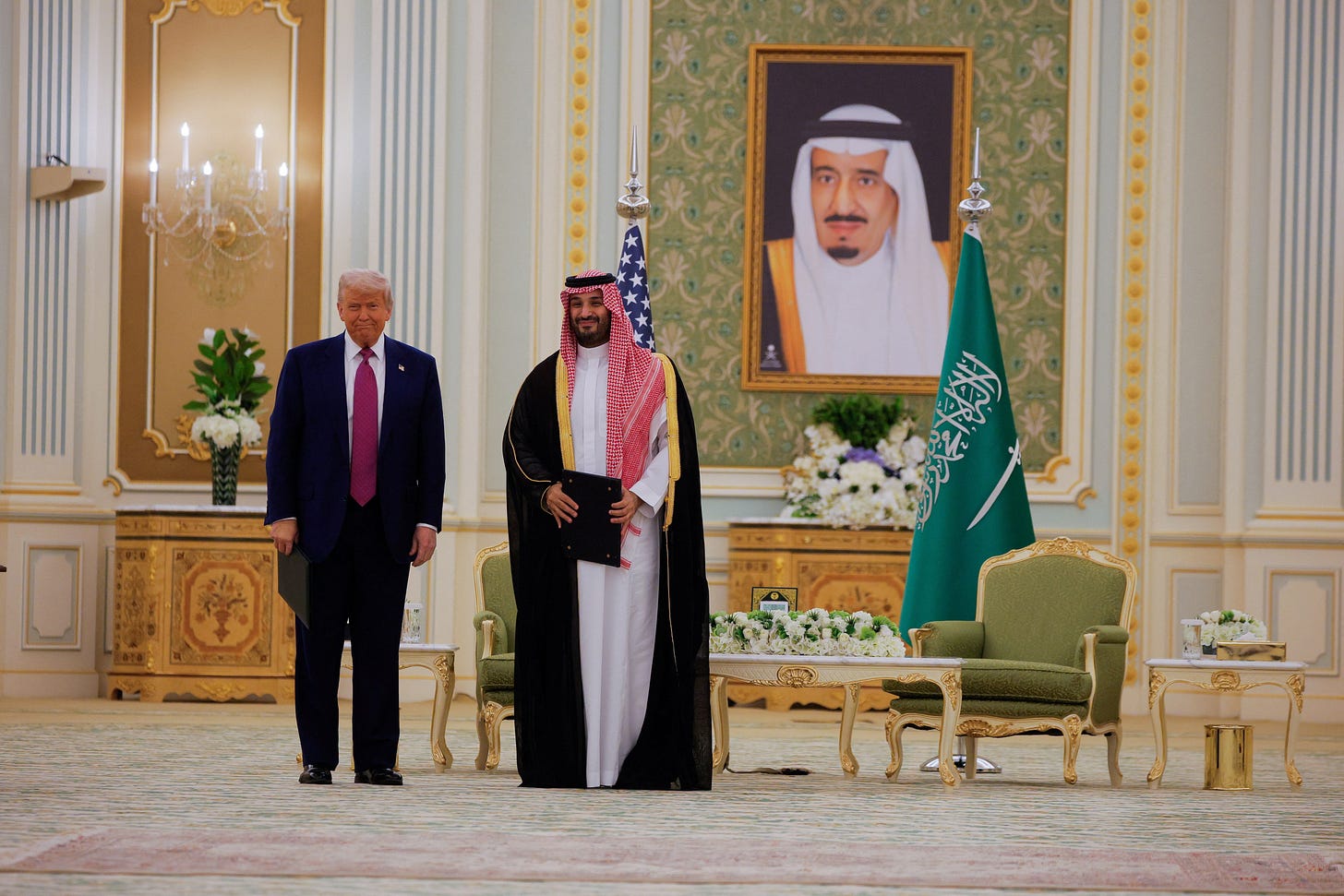 U.S. Trump, Saudi crown prince sign economic partnership agreement | Reuters