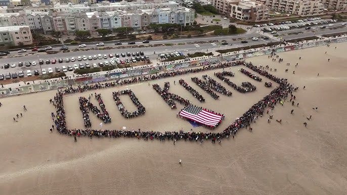 Drone Footage from "No Kings" Protest in San Francisco