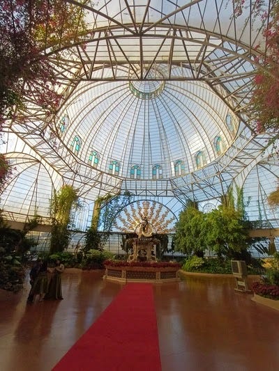 The grand interior of Palazzo Verde