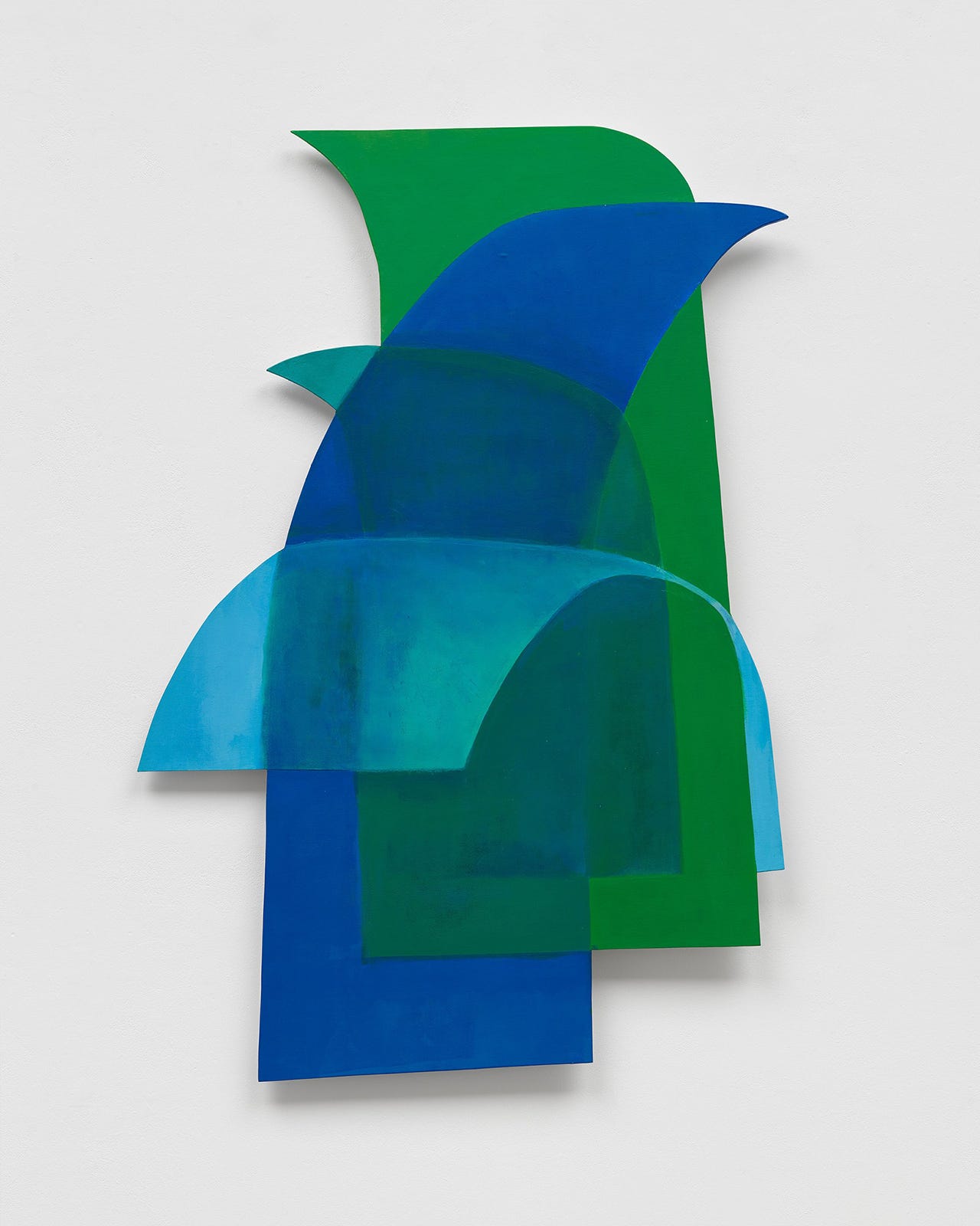 Dóra Maurer, IXEK 25B, (acrylic on canvas and wood), 2022. White Cube, London. © Dóra Maurer. Photo: © White Cube (Ollie Hammick)