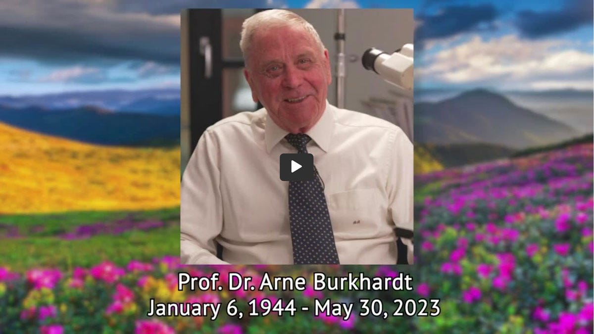 Prof. Dr. Arne Burkhardt Tribute