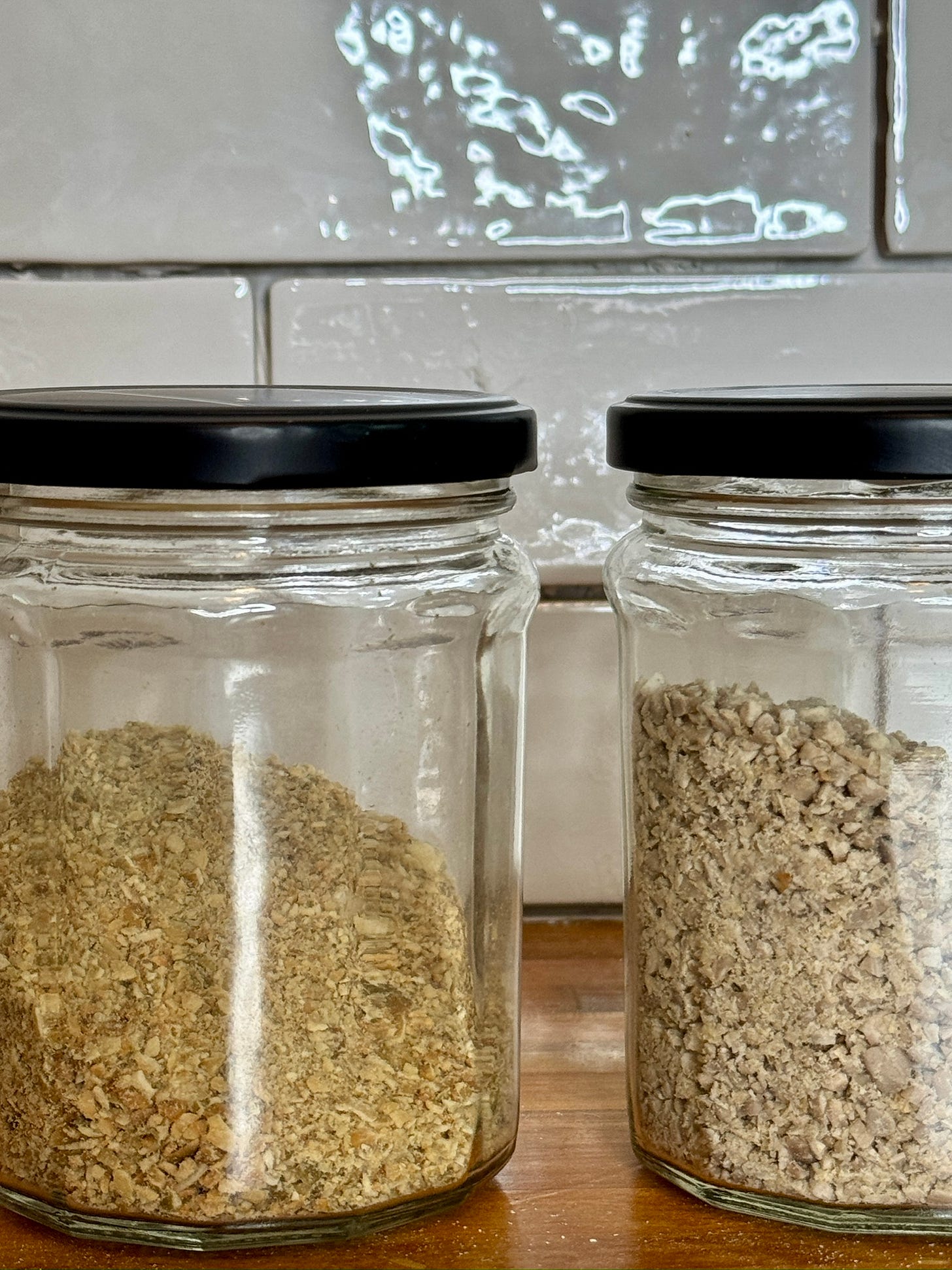 seeds in jars