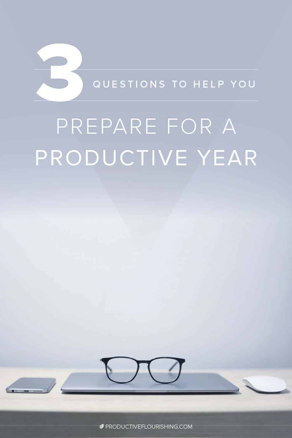 Yes, I know it’s almost mid-February. I also know that many people are still trying to plan so they can have a productive year — which is why I’m pushing this out now. Here are 3 questions to help you prepare for a productive year. #productivity #businessgoals #productiveflourishing