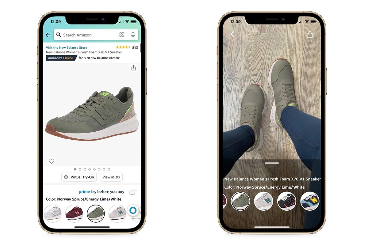 Amazon Fashion Virtual Try-On for Shoes App Shop | Hypebeast