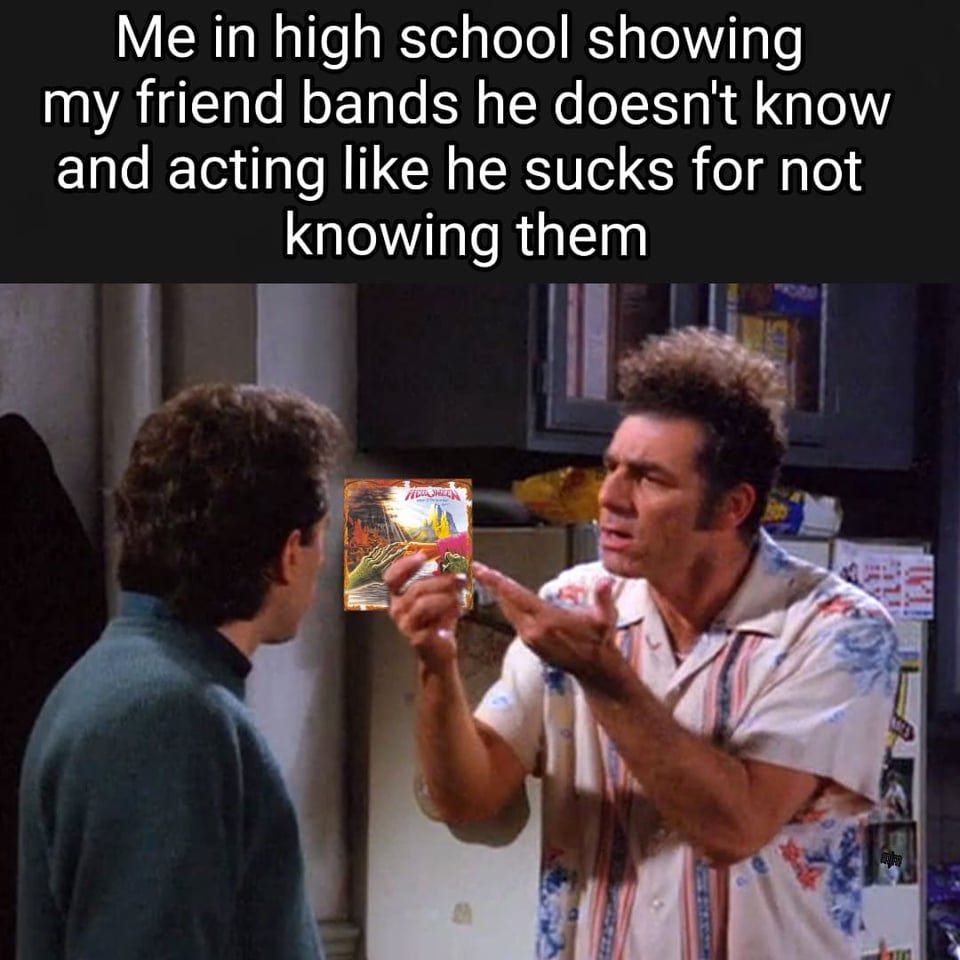 r/memes - Kramer music snob