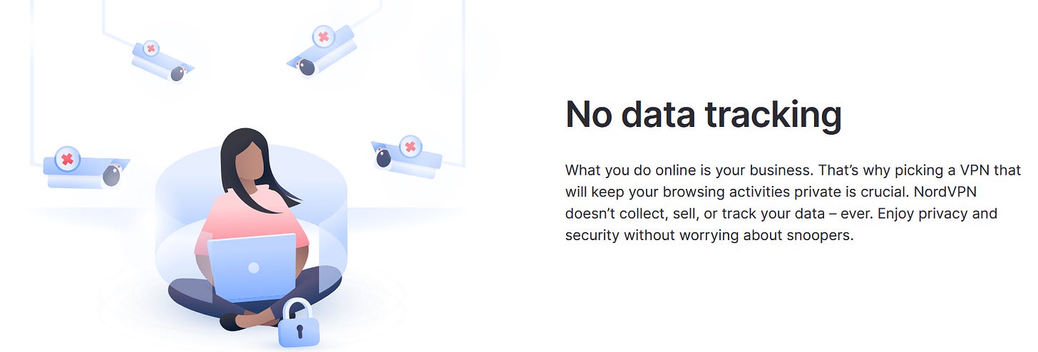 nord VPN no tracking