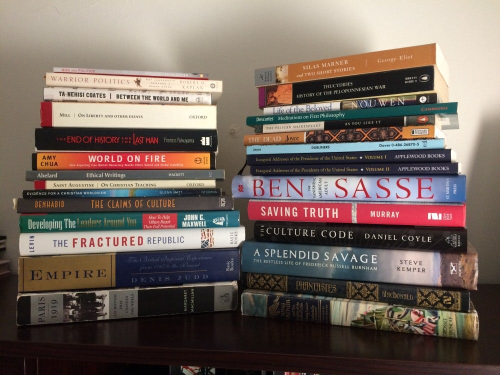 my 2019 reading list