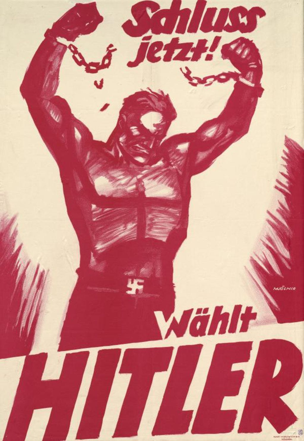 LeMO Objekt - Schluss jetzt! Wählt Hitler!, 1932