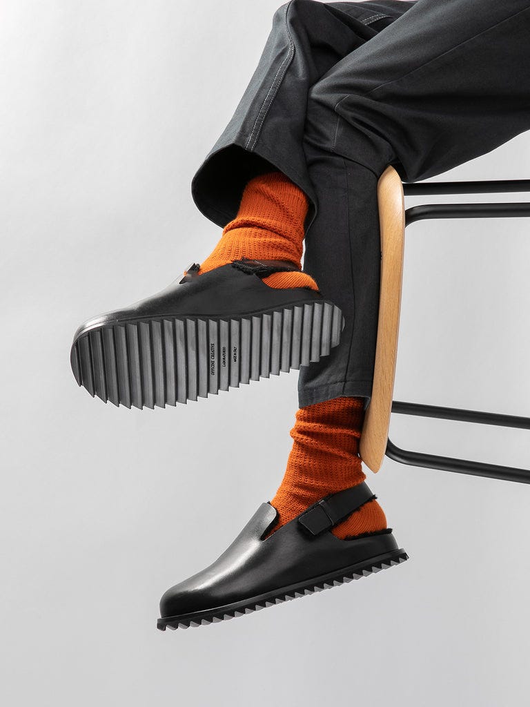 Men's Leather Sandals INTROSPECTUS 004 – Officine Creative EU