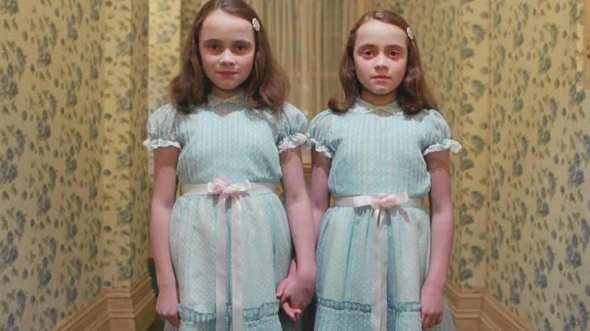 Las gemelas de The Shining la película de Stanley Kubrick