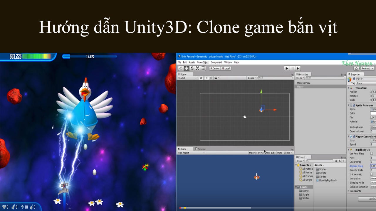 Hướng dẫn Unity3D: Clone game bắn vịt