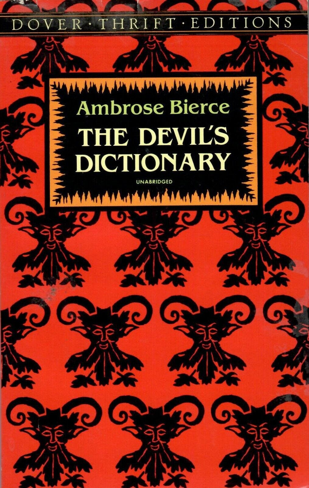 The Devil's Dictionary by Ambrose Bierce (1993 SC Dover Publications) Like  NEW | eBay